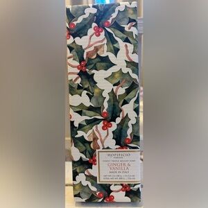 Ginger & Vanilla Holiday Soap - Red and Green Design